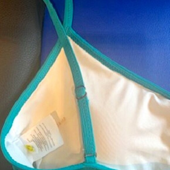 Swim by Shade Shore 2-Piece Bandeau Bikini SwimSuit Top Set Green Sz: M - Picture 6 of 6